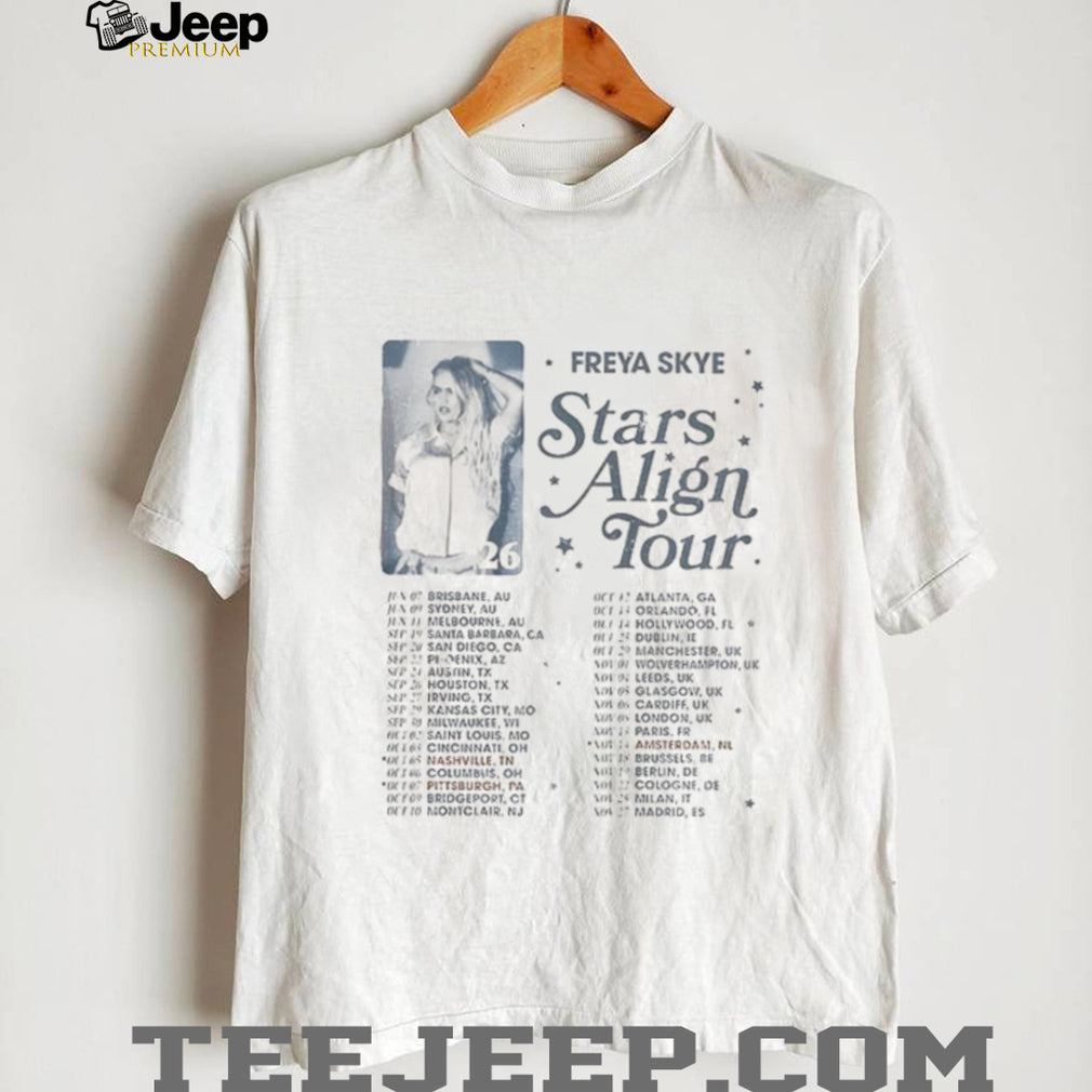 Freya Skye Silent Treatment Stars Align Tour 2026 shirt