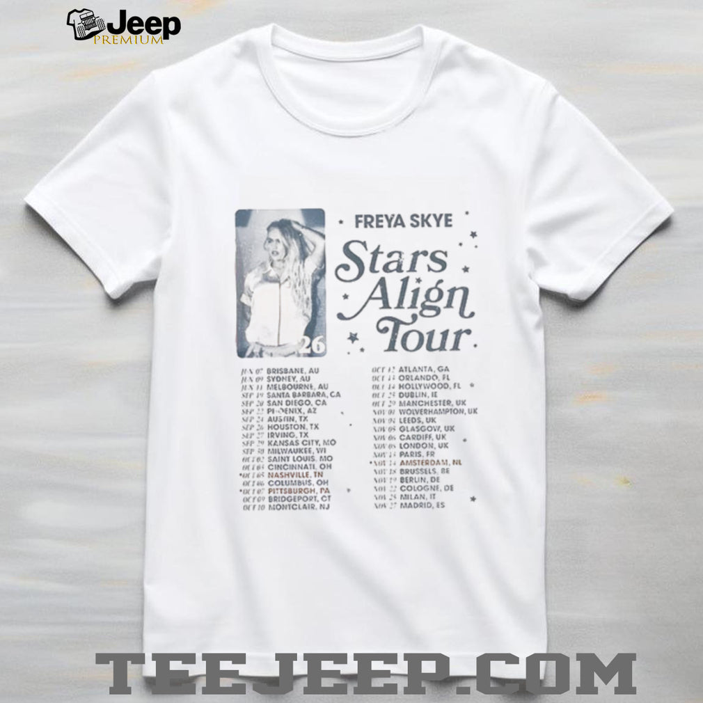 Freya Skye Silent Treatment Stars Align Tour 2026 shirt