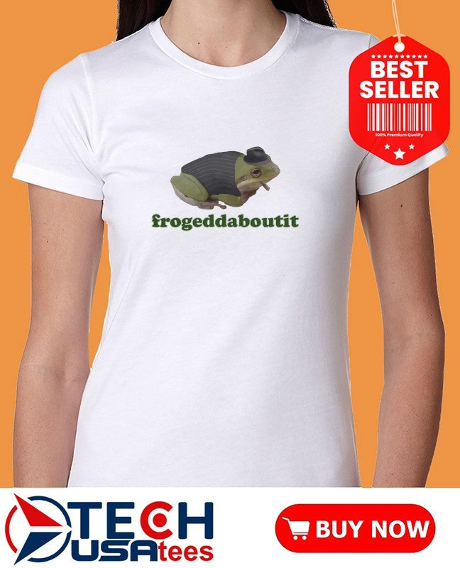 Frogeddaboutit frog smoking shirt