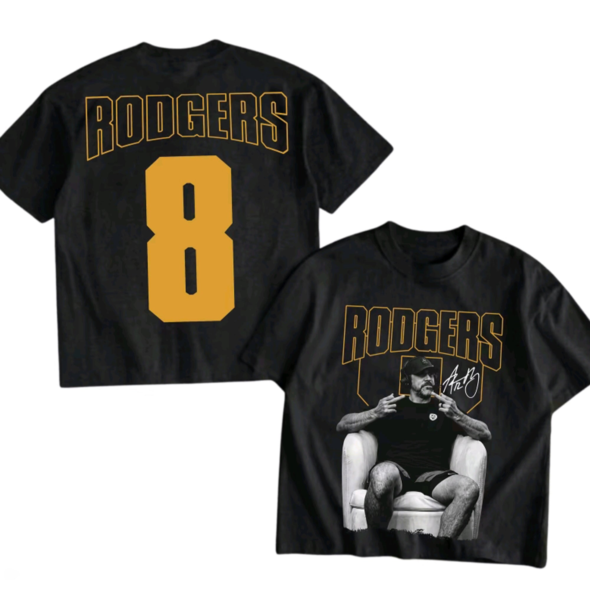 [Front+Back] Rodgers 8 Middle Finger 2026 Shirt