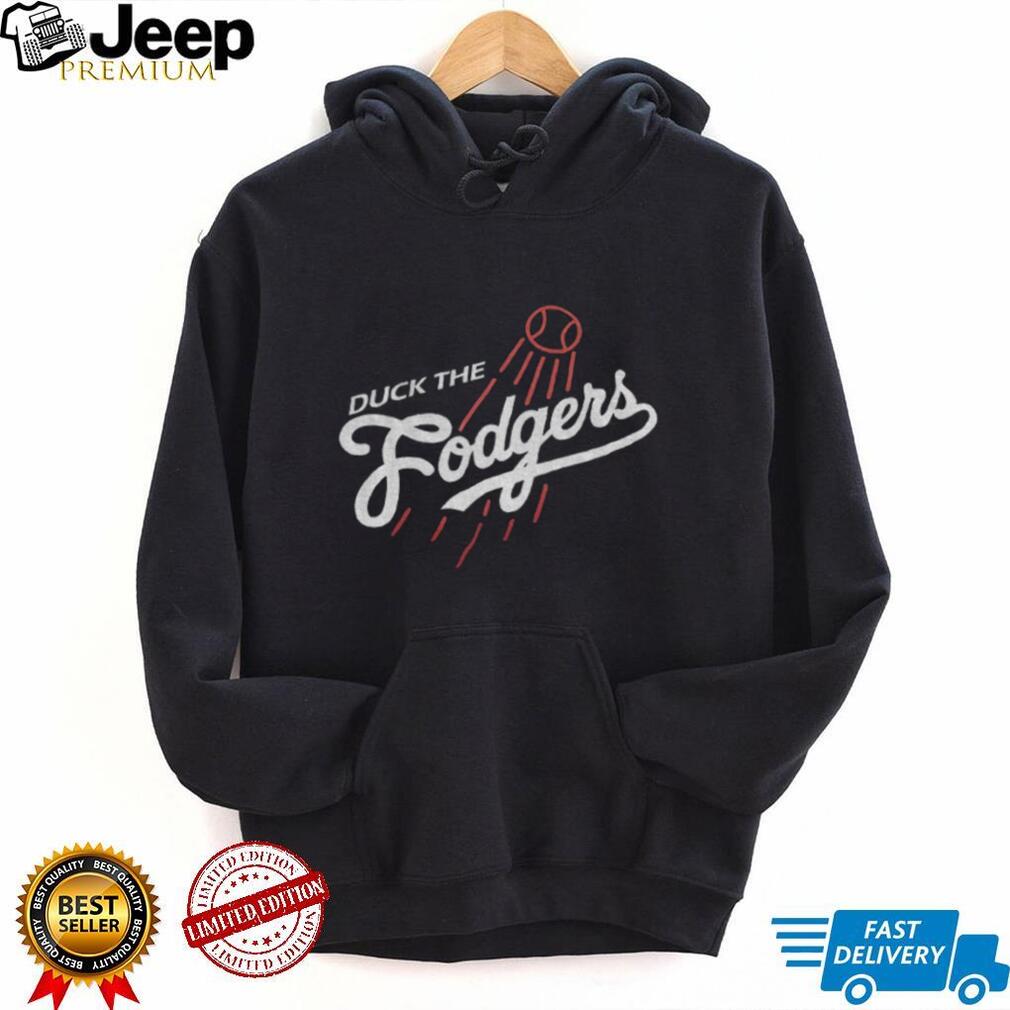 Fuck The Dodgers duck the Fodgers parody football fan shirt