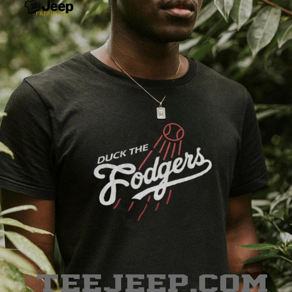 Fuck The Dodgers duck the Fodgers parody football fan shirt