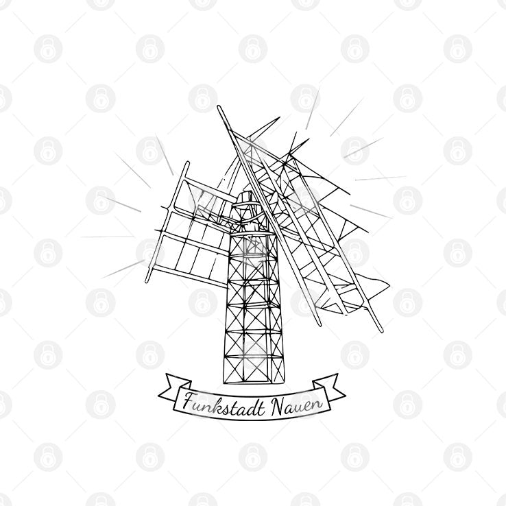 Funkstadt Nauen Nauen Germany Radio Tower German City T Shirt