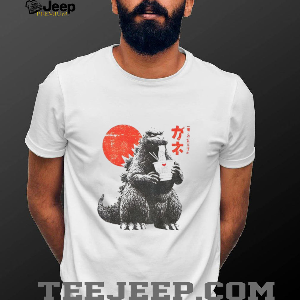 Funny Godzilla Ramen Japanese Food Lover shirt