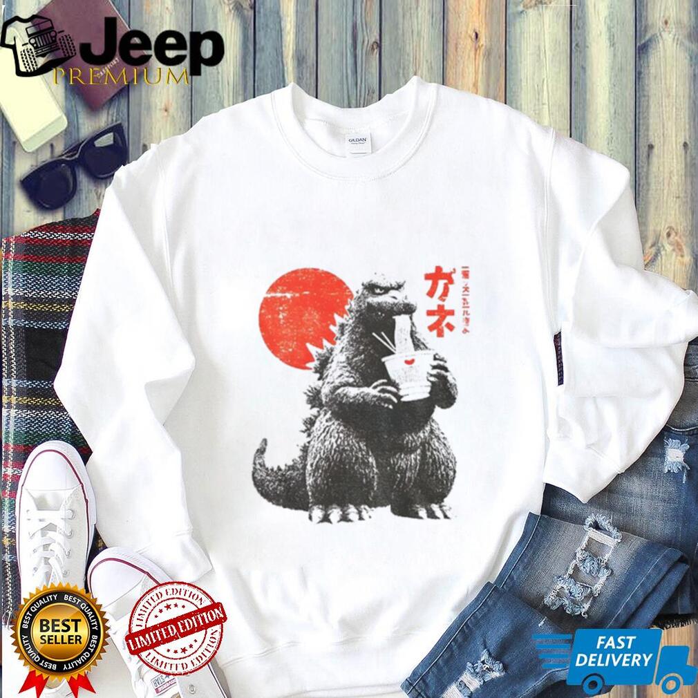 Funny Godzilla Ramen Japanese Food Lover shirt