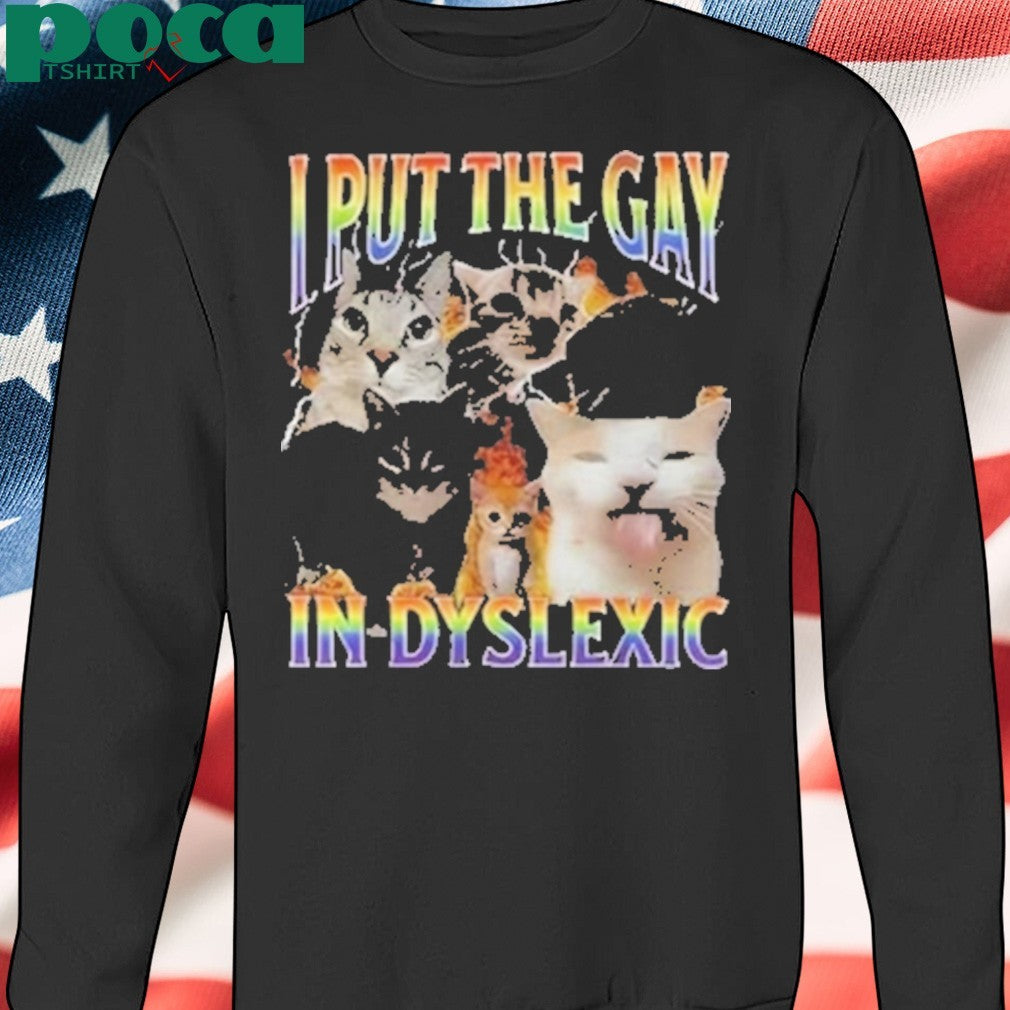 Funny I Put The Gay In Dyslexic Shirt