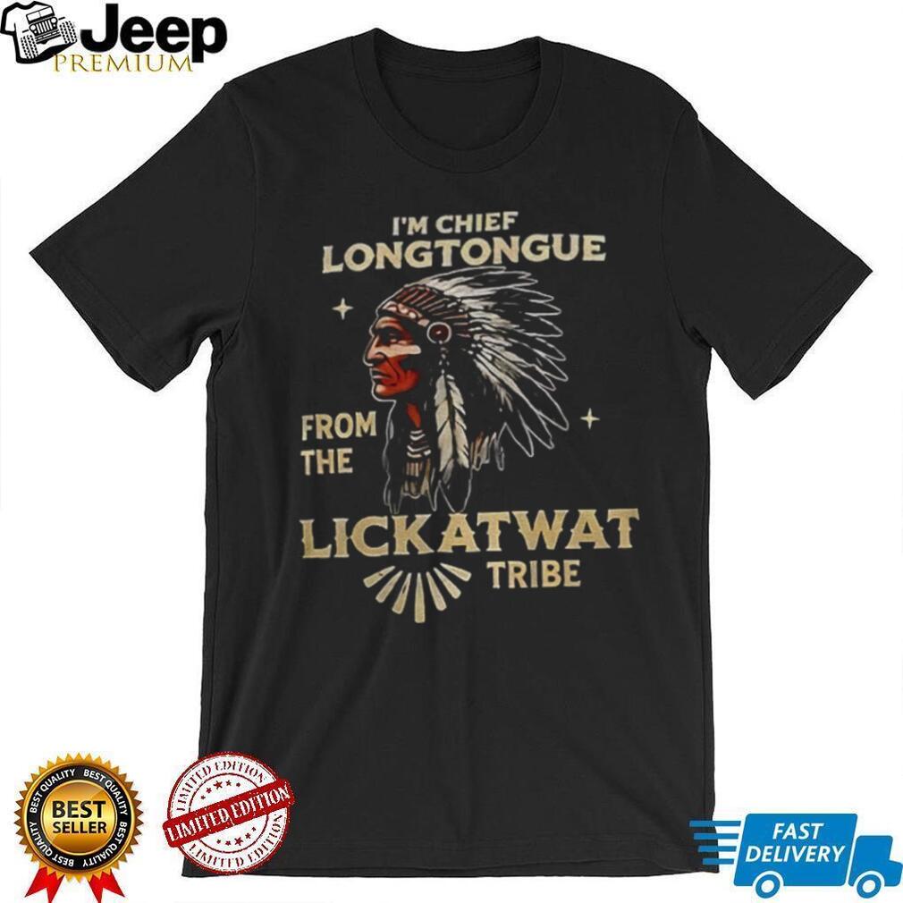 Funny Native American Chief Longtongue Tribe Graphic Shirt