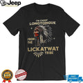 Funny Native American Chief Longtongue Tribe Graphic Shirt