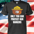 Funny Resist Bear Only You Can Protect Our Rangers Printed T-Shirt