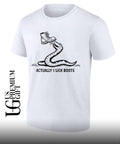 Gadsden Flag Snake Actually I Lick Boots shirt