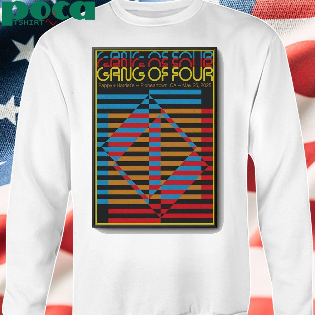 Gang Of Four In Pioneertown CA On May 26 2025 Poster shirt