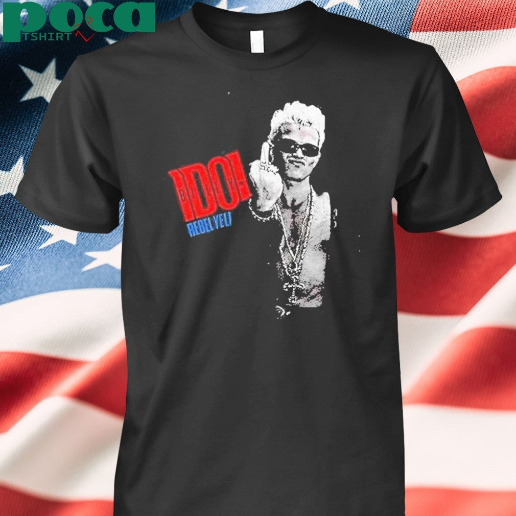 Gentle Billy Idol Middle Finger Shirt