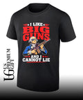 George Washington I like big guns and I cannot lie graphic shirt