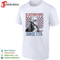 George Washington rejecting kings since 1776 tea cup shirt