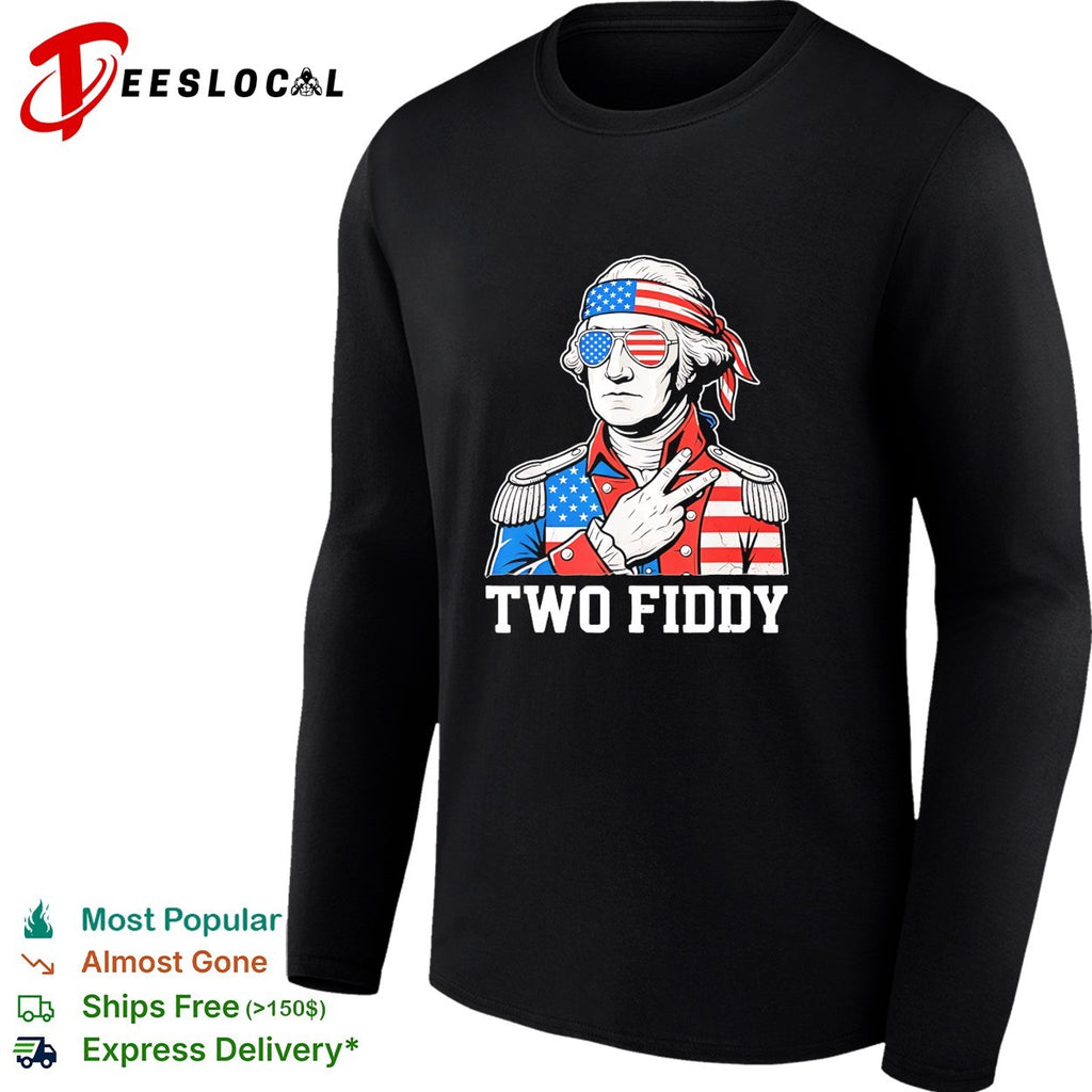 George Washington two fiddy shirt