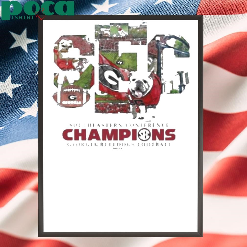 Georgia Bulldogs 2024 SEC Football Conference Champions T shirt