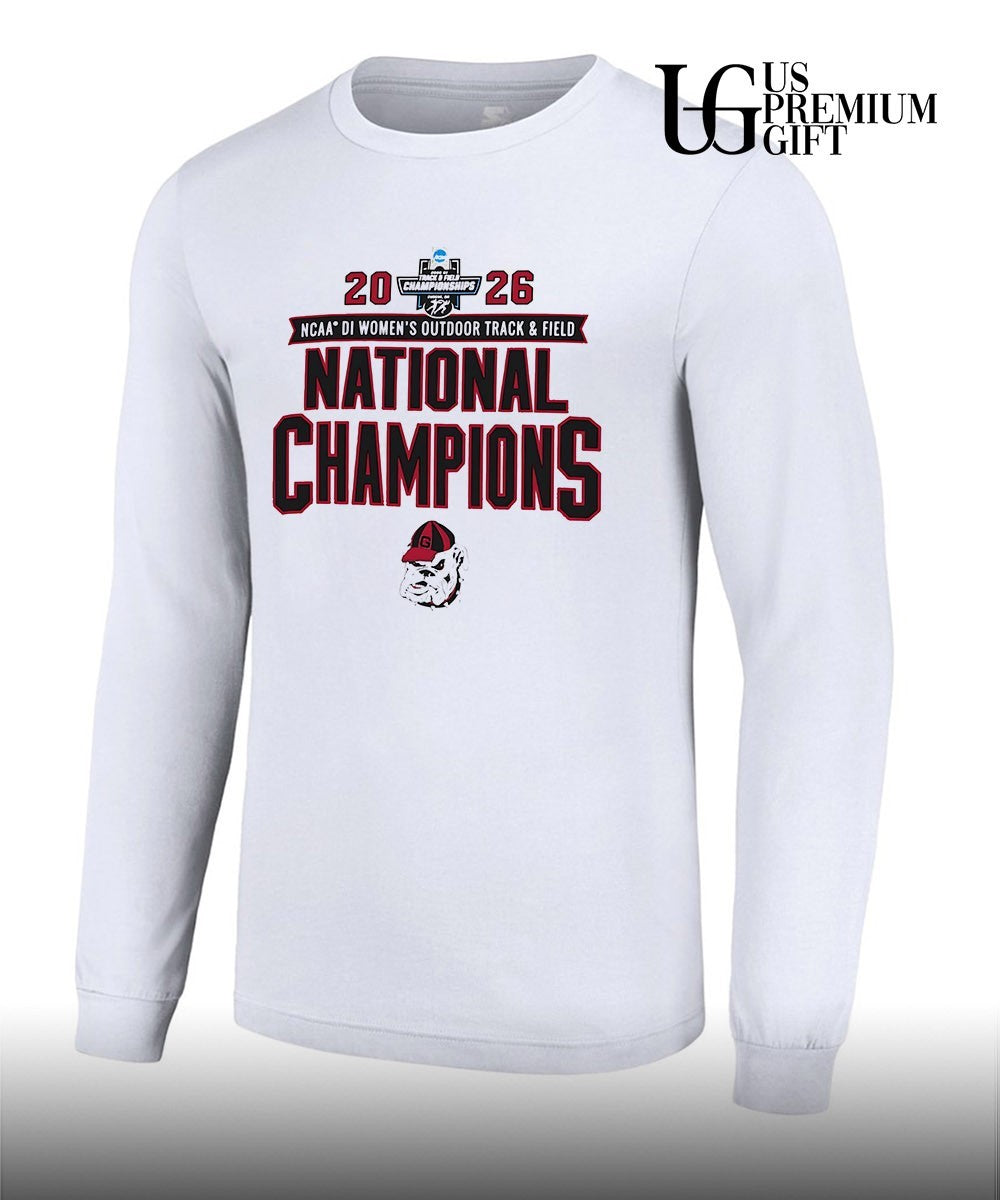 Georgia Bulldogs 2026 NCAA Women’s Outdoor Track and Field National Champions T-shirt