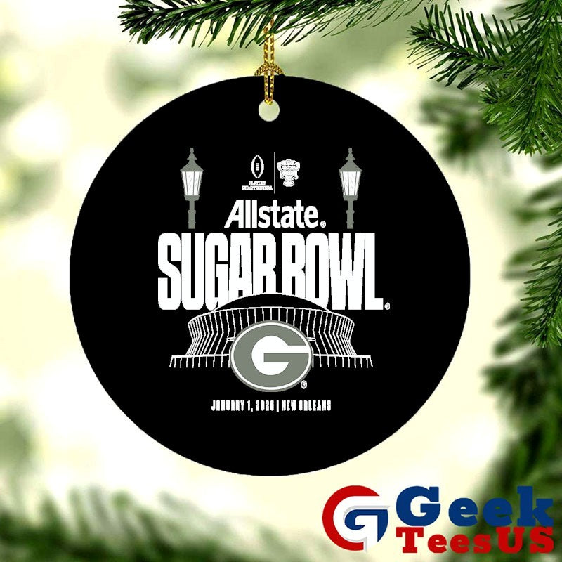 Georgia Bulldogs Allstate Sugar Bowl 2026 logo T-shirt