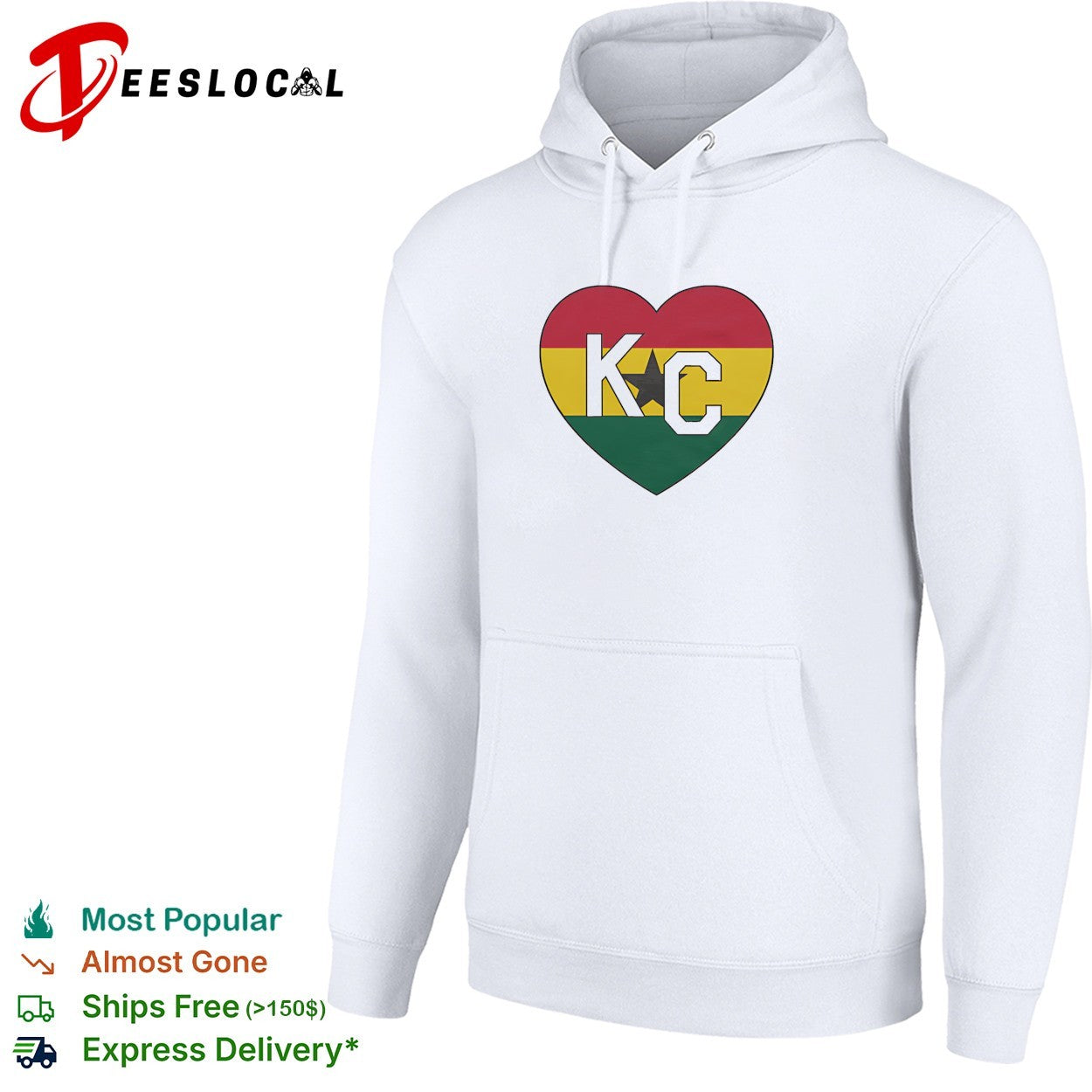 Ghana x KC Heart retro shirt