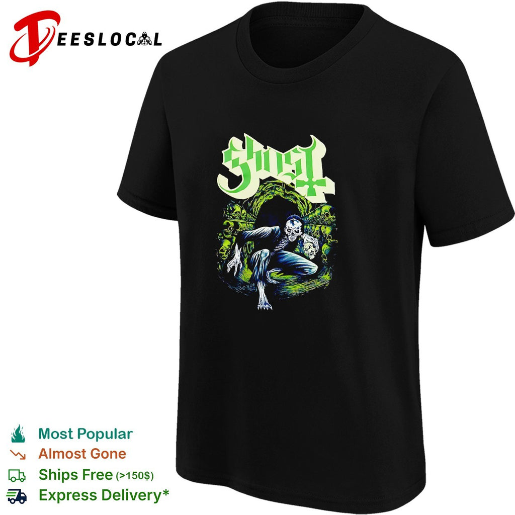Ghost band skeleton shirt