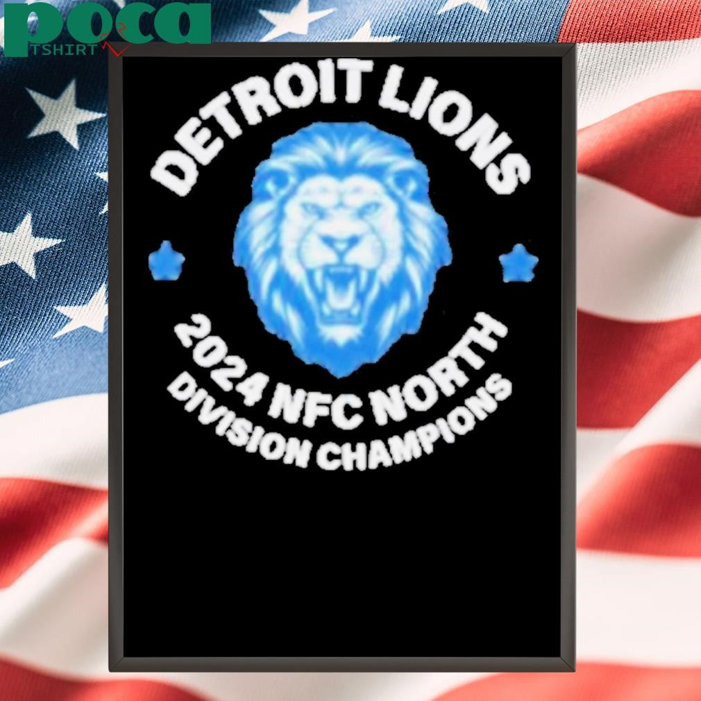 Go Lions Detroit Lions 2024 North Champions Shirt