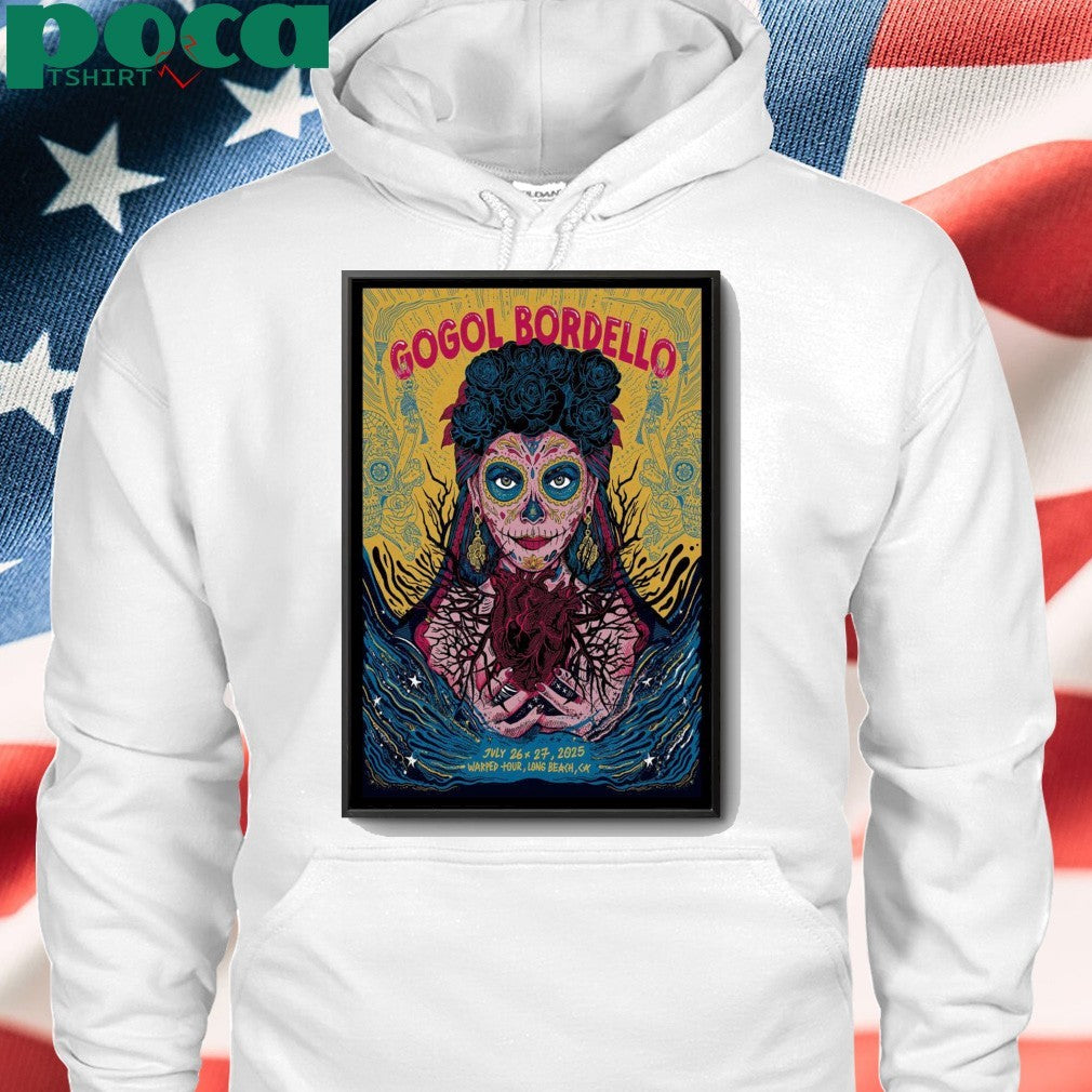 Gogol Bordello 2025 Warped Tour In Long Beach CA Poster shirt