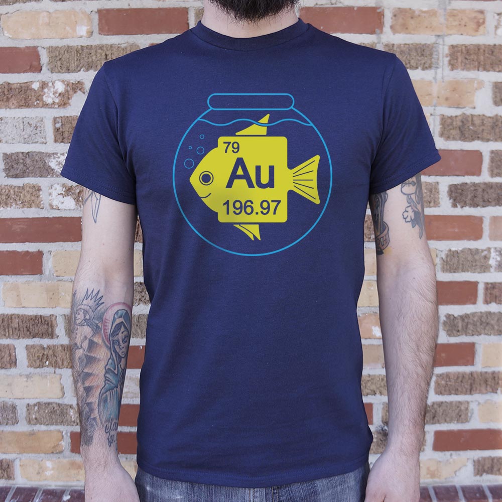 Goldfish Periodic Element Gold Au Fish Bowl