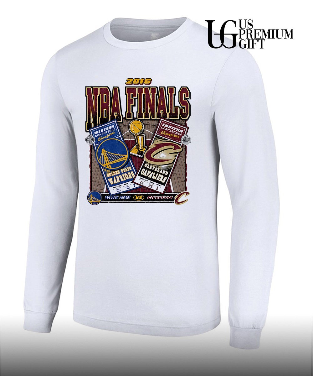 Golden State Warriors vs Cleveland Cavaliers NBA Finals dueling 2016 vintage shirt