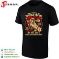 Golden retriever gen x club my dog and i hate interruptions shirt