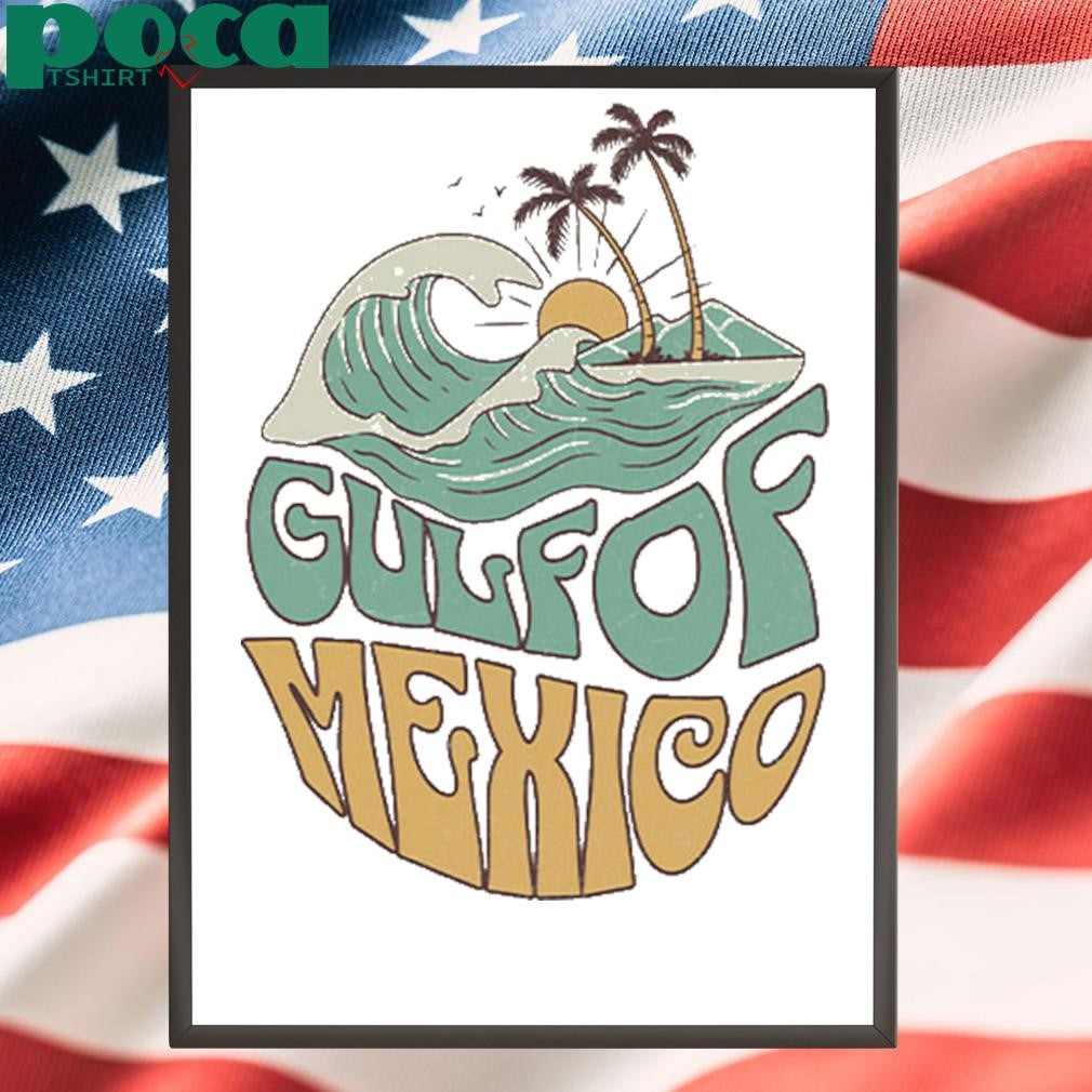 Golfo de Mexico 1550 Retro Vintage Art Shirt