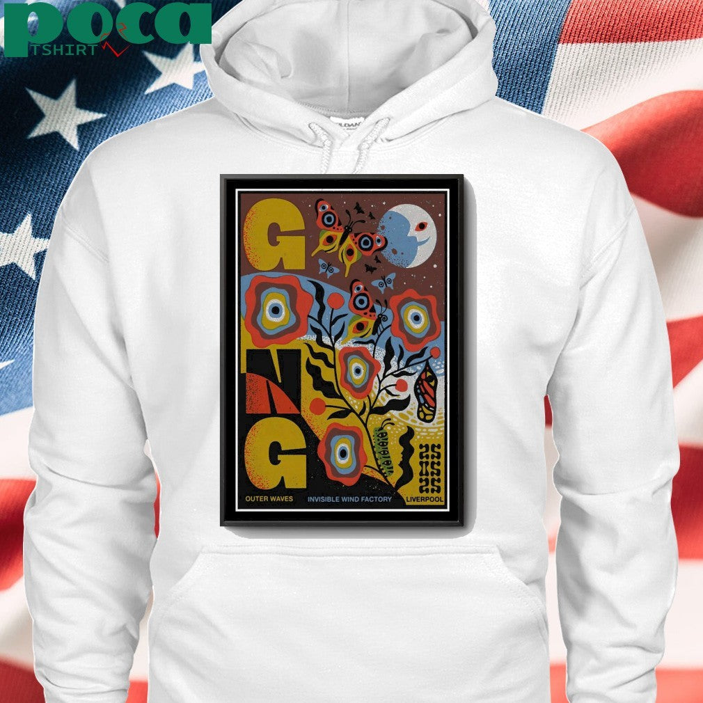Gong Band At Outer Waves In Liverpool, UK On May 25 2025 Event Poster shirt