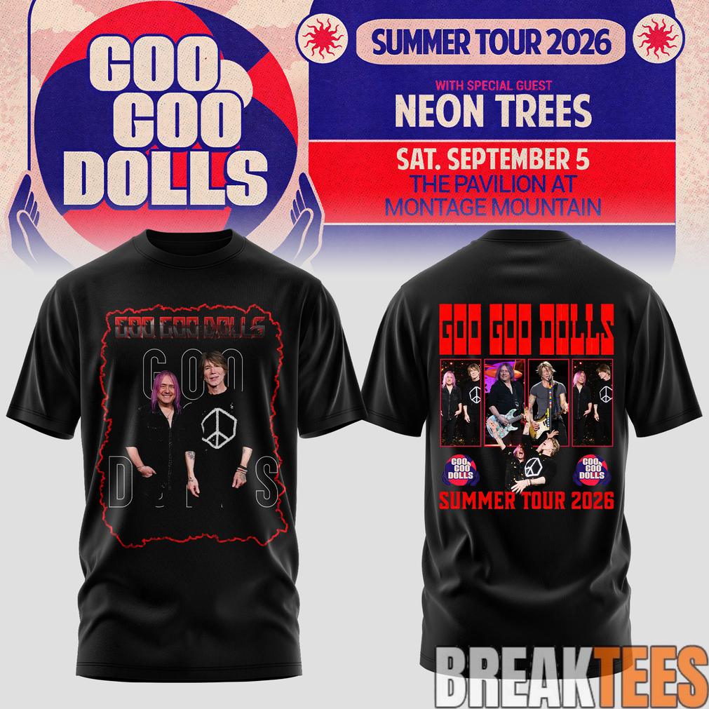 Goo Goo Dolls Summer 2026 North American Tour Limited T-Shirt