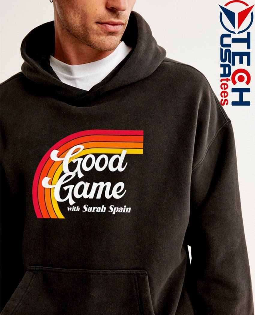 Good Game with Sarah Spain logo shirt