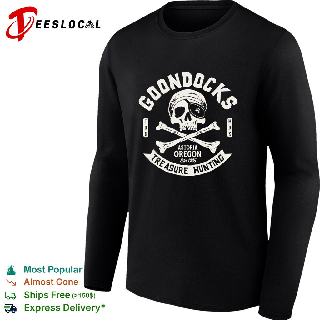 Goondocks Treasure Hunting The Goonies Astoria Oregon 1985 shirt