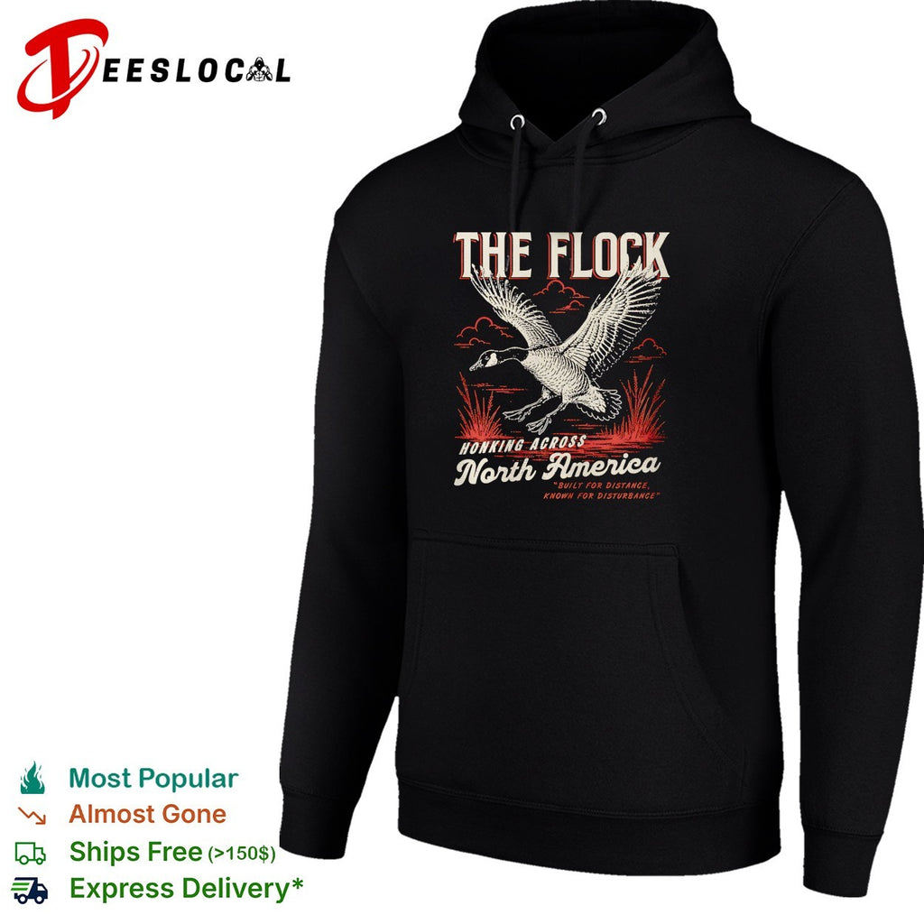 Goose flying the flock honking across North America shirt