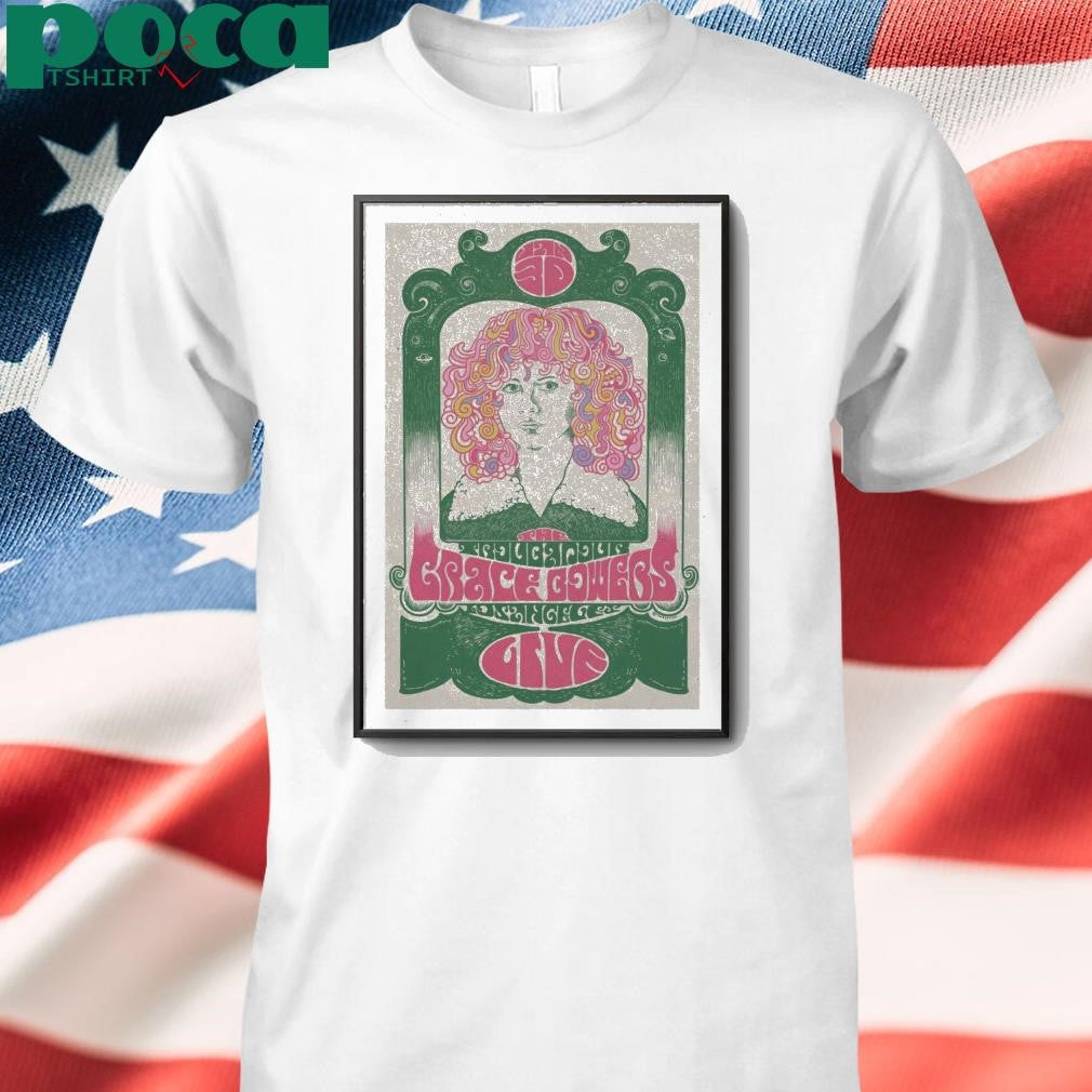 Grace Bowers Troubadour West Hollywood CA Jan 30 2025 Show Poster shirt