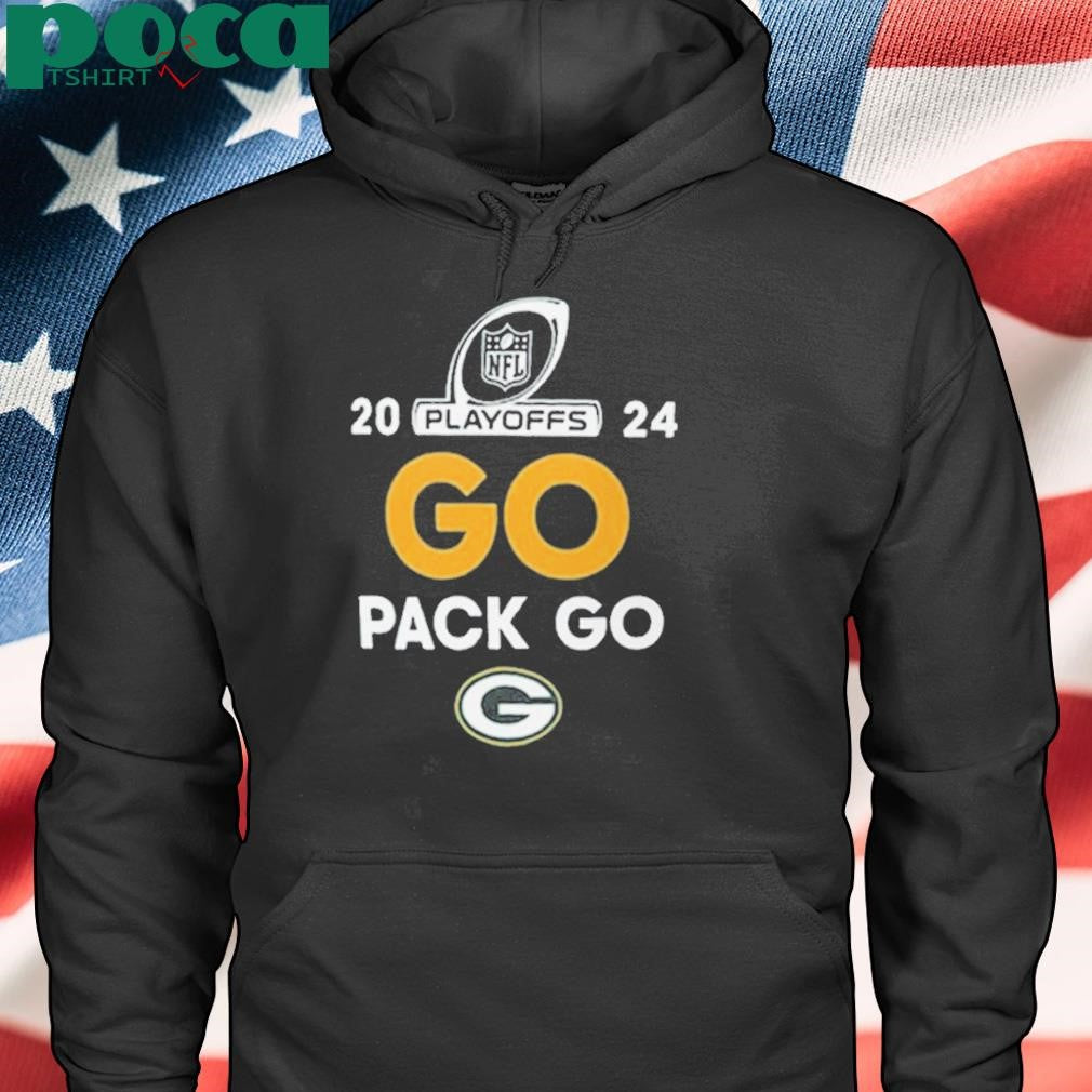 Green Bay Packers Go Pack Go 2024 National Football League Playoffs t shirt