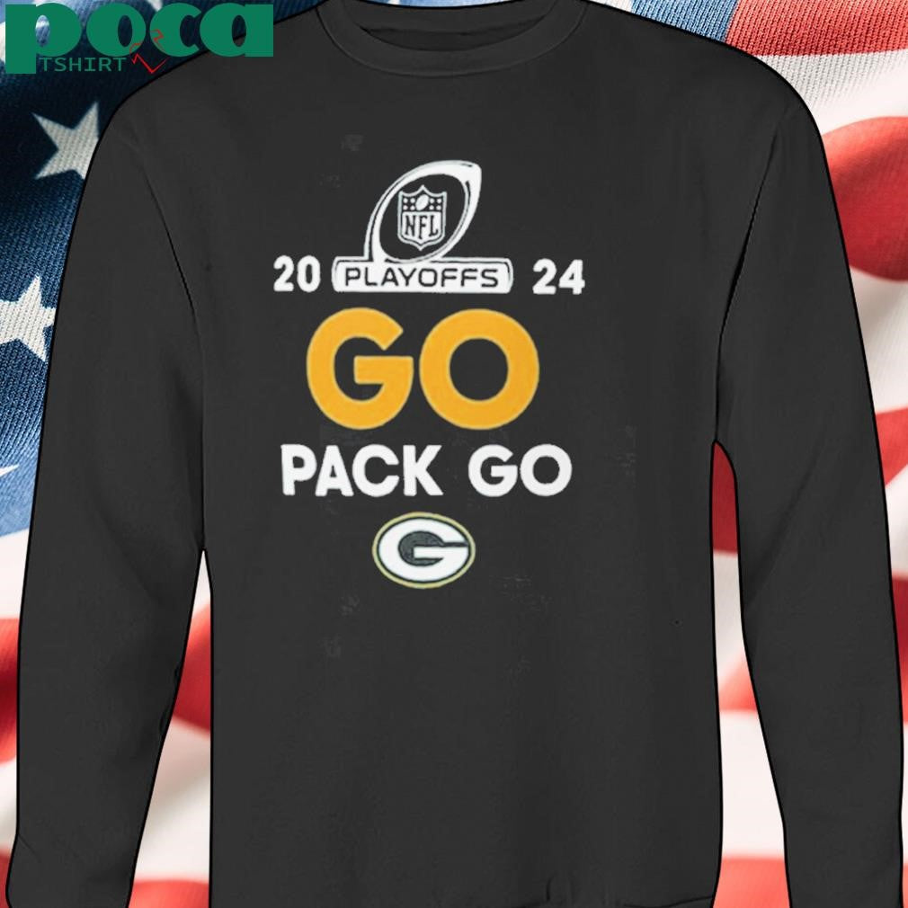 Green Bay Packers Go Pack Go 2024 National Football League Playoffs t shirt