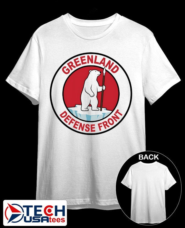 Greenland defense front Polar Bear logo shirt