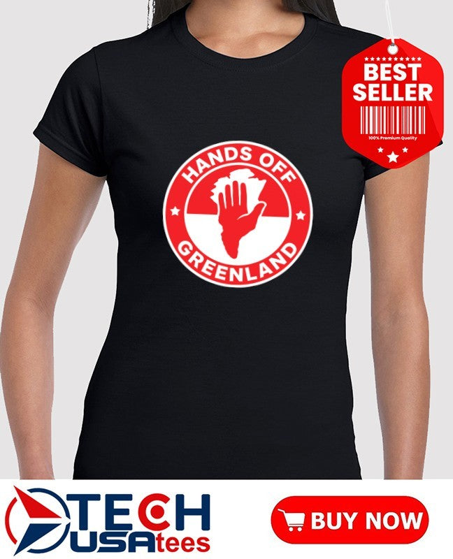 Greenland hands off logo shirt