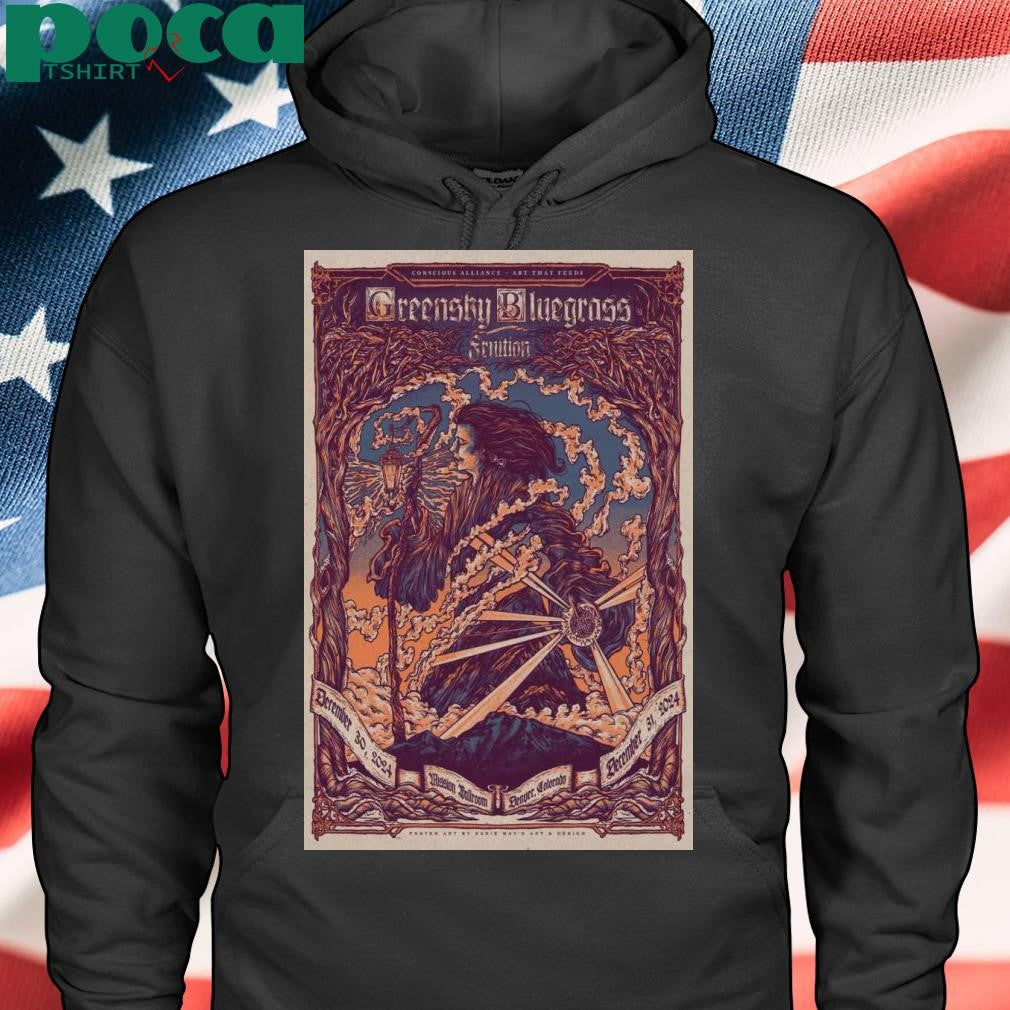 Greensky Bluegrass NYE Shows In Denver CO On Dec 30-31 2024 Poster shirt