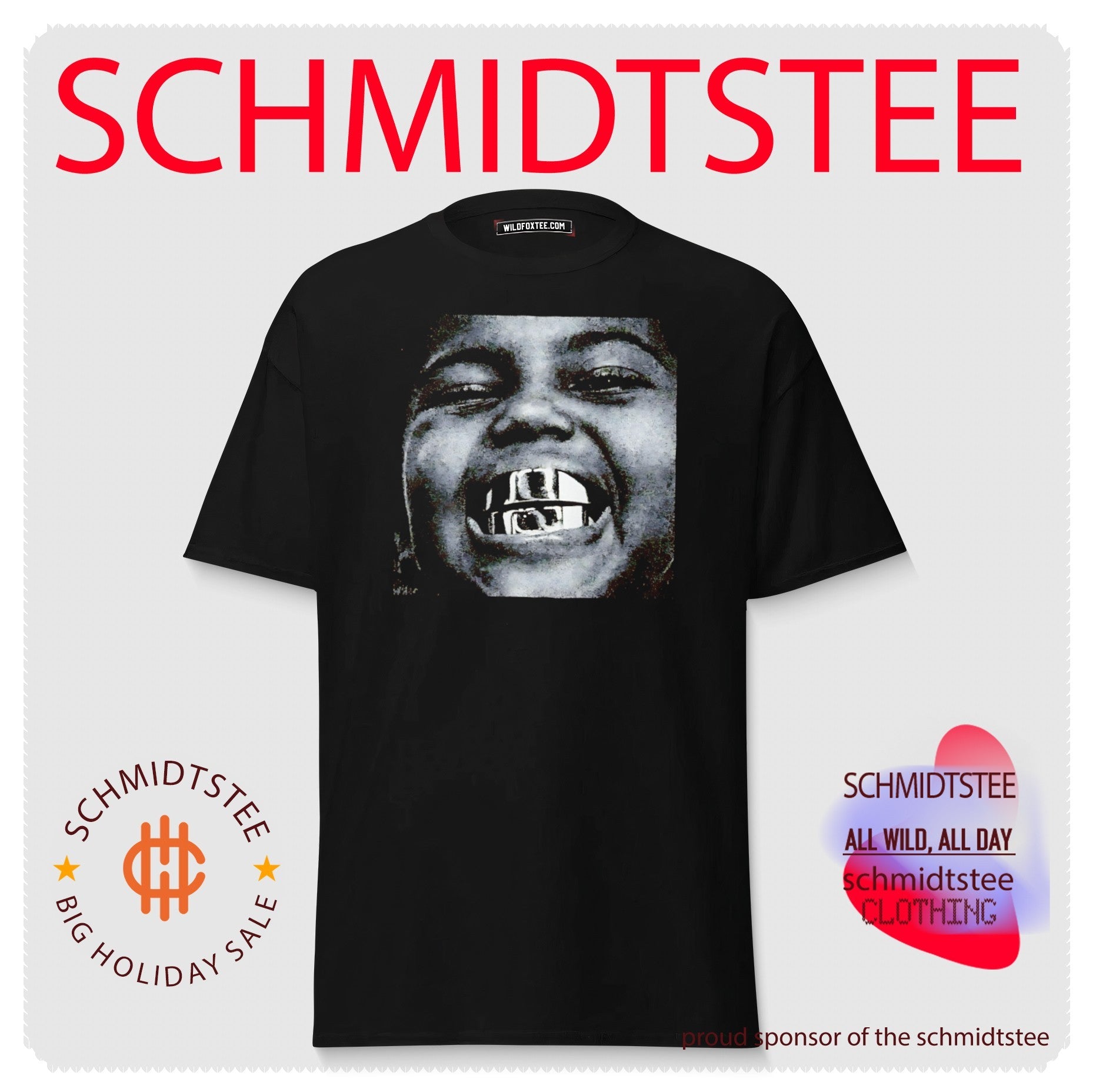 Grillz Smiling Child hip hop jewelry urban fashion shirt