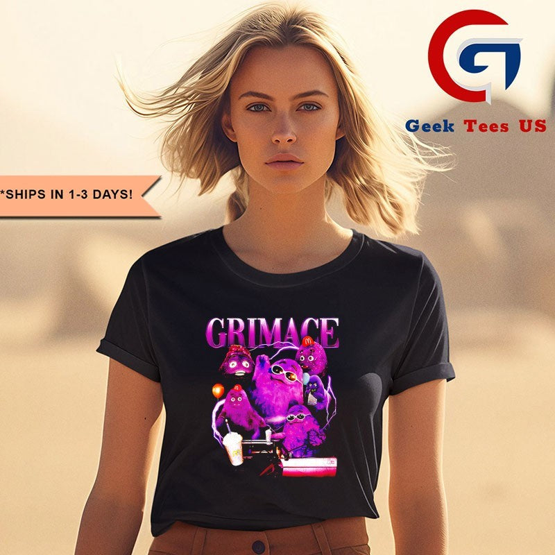 Grimace wat do do graphic shirt
