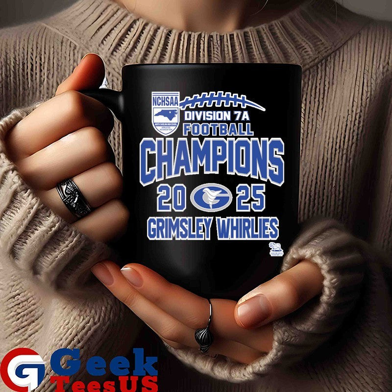 Grimsley Whirlies NCHSAA Division 7A Football Champions 2025 T-shirt