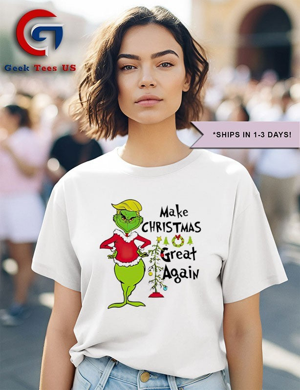 Grinch Make Christmas Great Again 2025 shirt