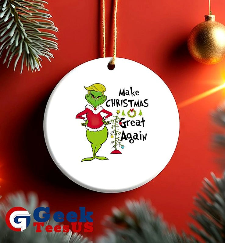 Grinch Make Christmas Great Again 2025 shirt