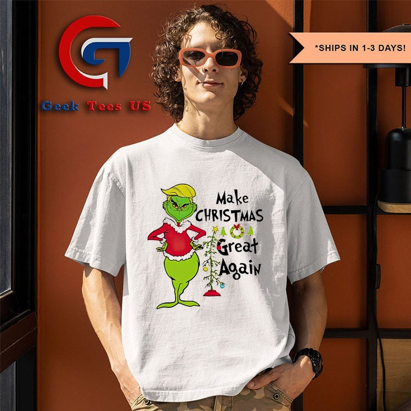 Grinch Make Christmas Great Again 2025 shirt