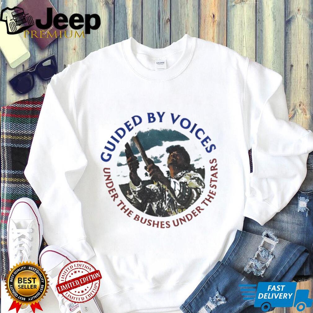 Guided by Voices indie rock band t shirt Under the Bushes Under the Stars shirt