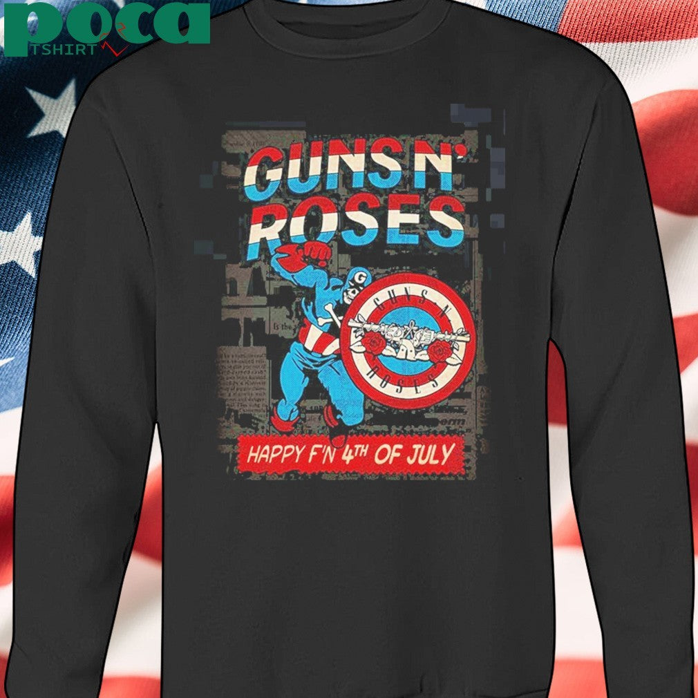 Gun N Roses Happy 4th Of July Unisex T-Shirt