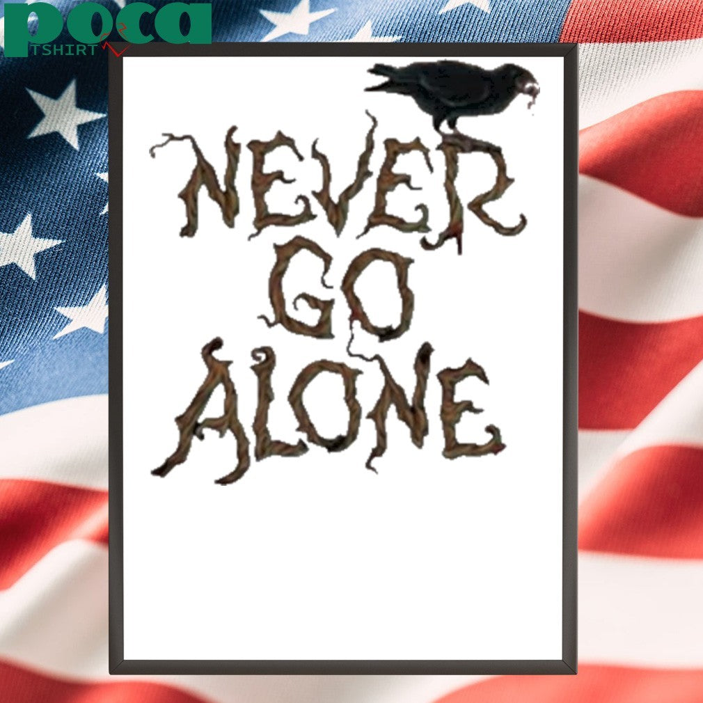 Halloween Horror Nights 2025 Never Go Alone shirt